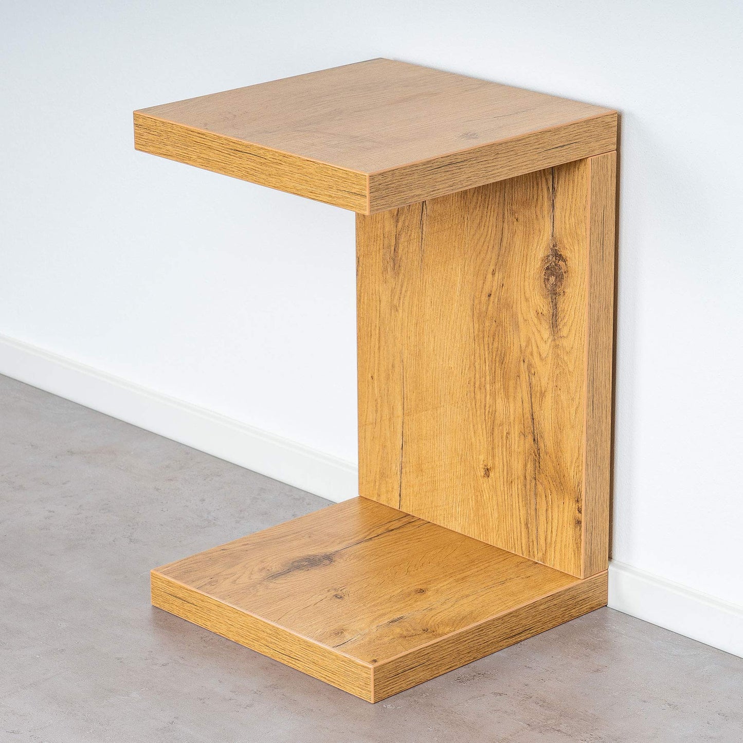 levandeo Coffee Table Coco Wood 32x32x50cm Wild Oak Oak Table Side Table Decoration Coffee Table Shelf No Assembly Required Solidly Glued