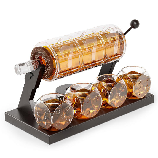 Kollea Whiskey Decanter Sets for Men, unique anniversary birthday gift ideas for him husband grandfather