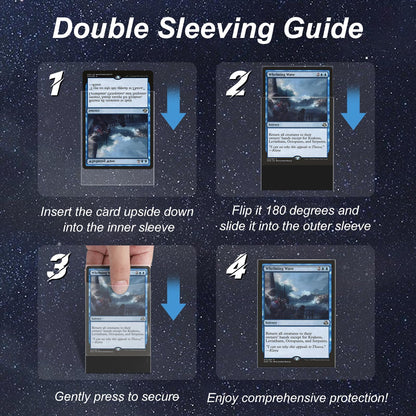 600 pack card sleeves, perfectly fitting inner sleeves, great for double sleeving, trading card sleeves, compatible with MTG, TCG, baseball and football cards.