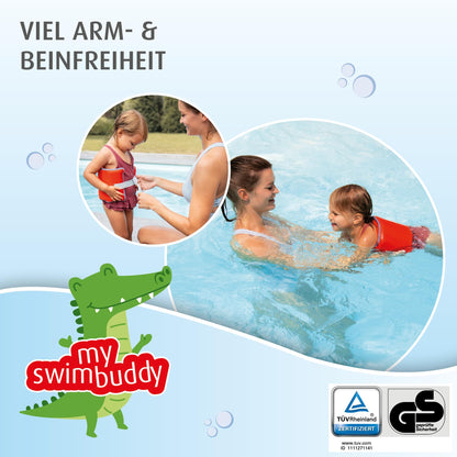reer myswimbuddy swimming belt | flotation device for children and toddlers | adjustable for a secure fit | helps kids learn to swim safely | for 15-30kg