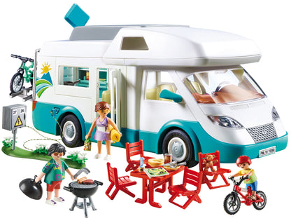 PLAYMOBIL | Family Fun | Family RV | with removable roof | Toy for kids 4+ years | 70088
