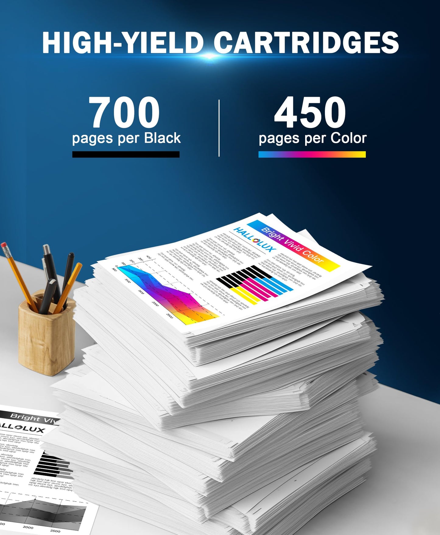 305XL printer cartridges Compatible with HP 305 printer cartridges for HP DeskJet 2700 2710 2720 DeskJet Plus 4110 4120 Envy 6010 6020 6032 Envy Pro 6400 6420 (Black, Color)