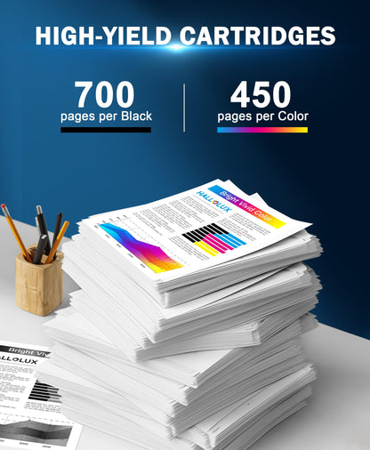 305XL printer cartridges Compatible with HP 305 printer cartridges for HP DeskJet 2700 2710 2720 DeskJet Plus 4110 4120 Envy 6010 6020 6032 Envy Pro 6400 6420 (Black, Color)