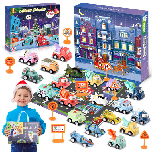 Hotifts Advent Calendar 2025 Toy for Children Ages 2-7 Boys Gift for Boys 2-7 years Christmas Calendar Gifts for Kids