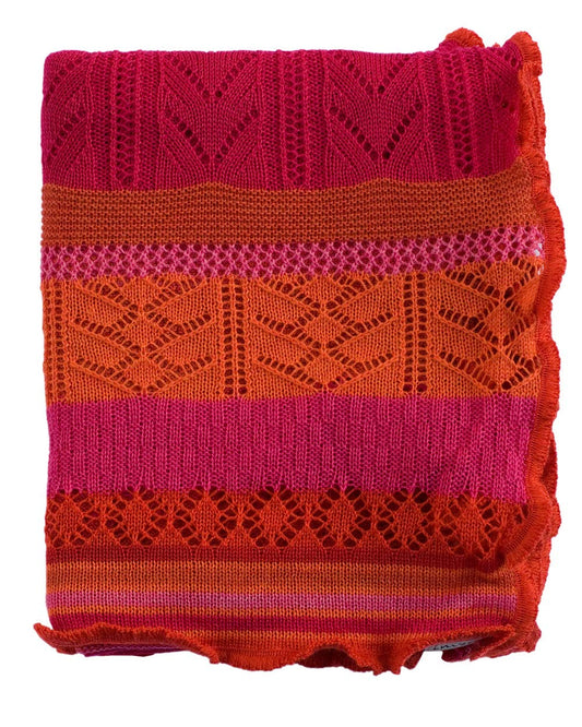 Invero, Merino Scarf Manu, 100% Wool (Flamenco)