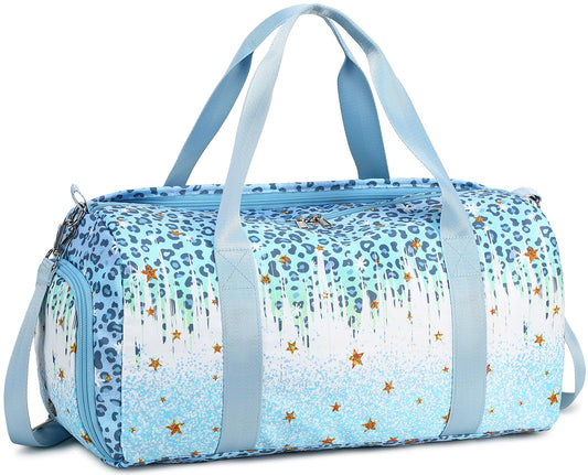 Kids sports bag with shoe compartment and wet pocket. Perfect for swimming, teens, and fitness activities. Ideal for outdoor sports.