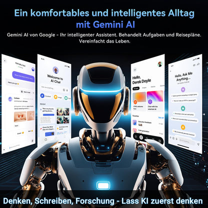 TABWEE T90 Android 16 Tablet with Keyboard - Gemini AI, 24GB RAM+128GB ROM, Octa Core T615, Gaming Tablet 11 Inch, 1920x1200 FHD+IPS, 8000mAh Battery, 13MP+5MP AI Camera, 5G WiFi, Widevine L1, GPS