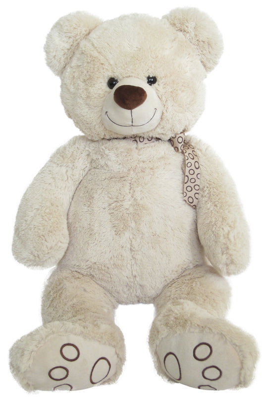 Wagner 9016 - XXL Plush Bear Teddy Bear - 100 cm tall - Cream-White - Teddy Bear Cuddle Bear