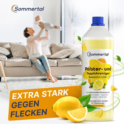 ALBATROS Hydro 7500 carpet cleaner + 2L cleaner - XXL upholstery cleaner, carpet cleaner wet vacuum - 1200 watts, 20l capacity, 22 kPa suction power - Rating: Very Good