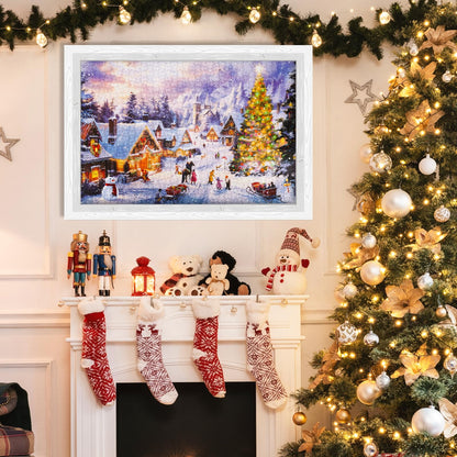 peiranup Jigsaw Puzzle Advent Calendar 2025, Family Vacation Puzzle 1008 Pieces Puzzles, 24 Boxes Puzzles for Countdown to Christmas, Home Decoration, Christmas Gifts for Adults