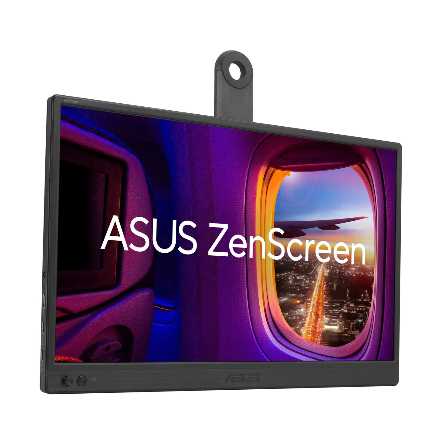 ASUS ZenScreen MB169CK - 15.6" portable USB monitor - Full HD 1920x1080, Dual Type-C, Mini HDMI, Auto-rotation, lightweight design, 360° kickstand, ZenScreen Sleeve - IPS panel, 16:9, anti-glare.