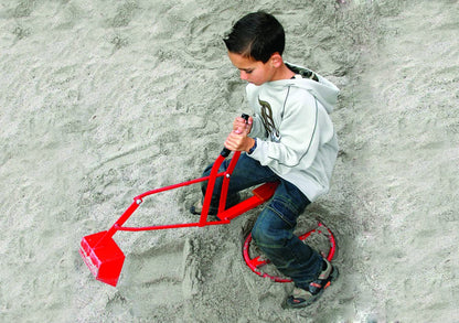 4ever play Giant Sand Digger & Construction Helmet - Set Metal Excavator Backhoe