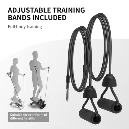 PROIRON Swing Stepper for Home - 120kg with Display for Leg and Butt Training, Mini Twister Cardio - Wear-free Hydraulic Cylinders - Noiseless