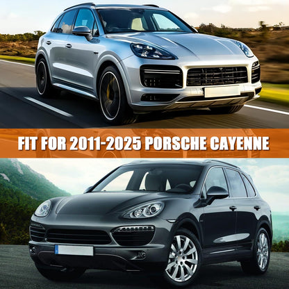 JUDANNA Car Cover Outdoor Waterproof Fit for Porsche Cayenne 2011-2025, Summer Full Garage Car Cover Outdoor Cover for Rain Sun Dust UV Protection, Silver