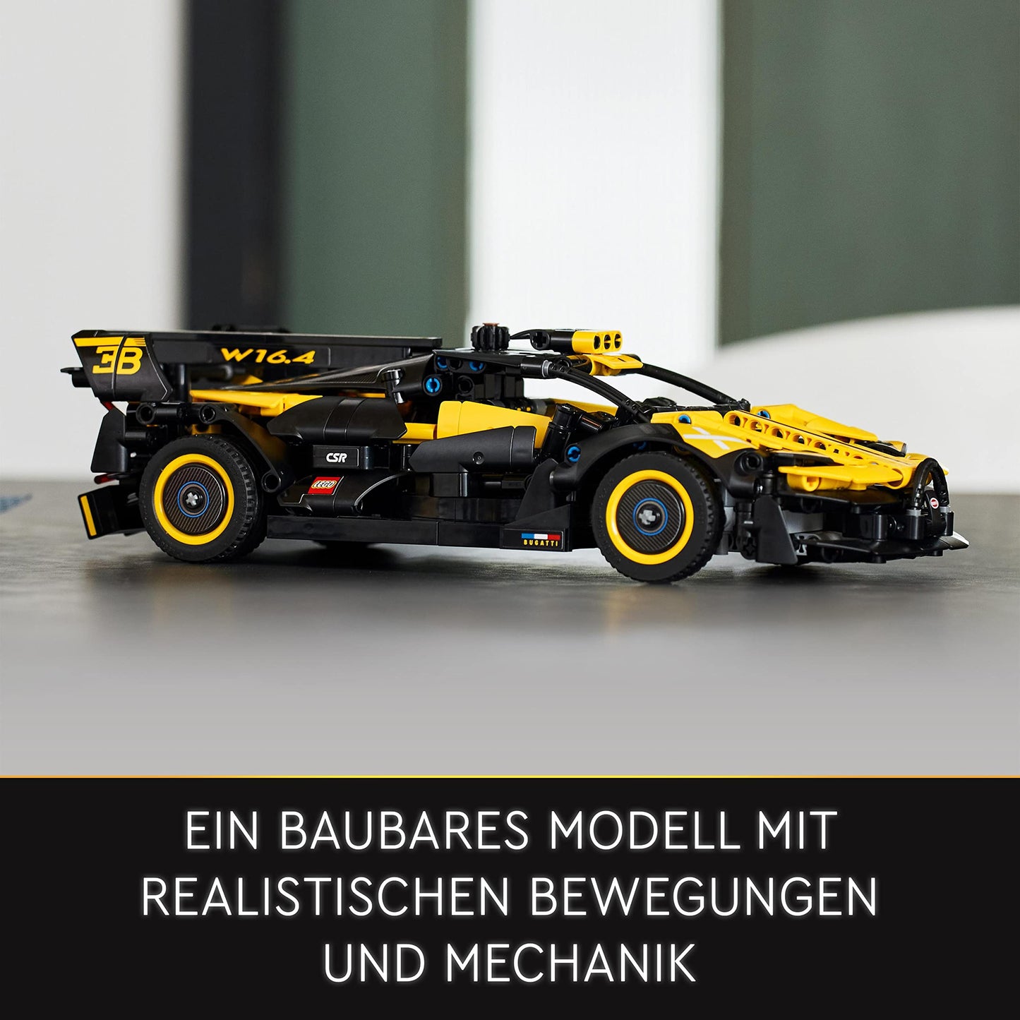 LEGO Technic Bugatti Chiron, car model building kit, sports car toy, iconic car set for collecting, building toy for ages 9 and up 42151