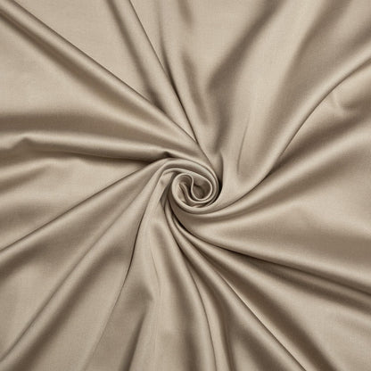 Luofanfei Bamboo Bedding 220x240 cm Gold Khaki Summer Cooling Solid Bamboo Lyocell Shiny Bedding Set Breathable Bamboo Luxury Duvet Cover and Pillowcases 80x80 cm with Zipper