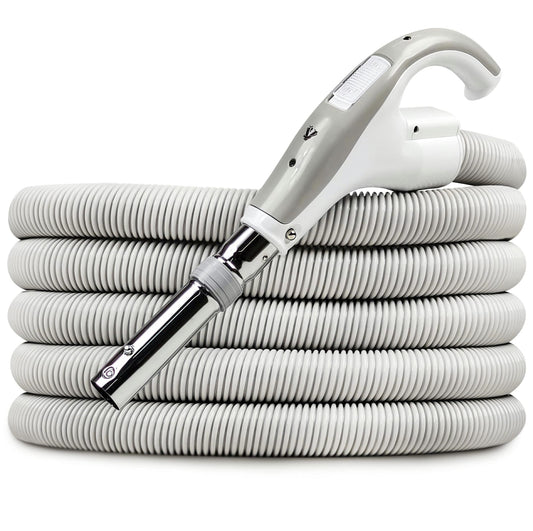 AF NOVA suction hose 360° on/off various lengths for central vacuum cleaners White (12m)