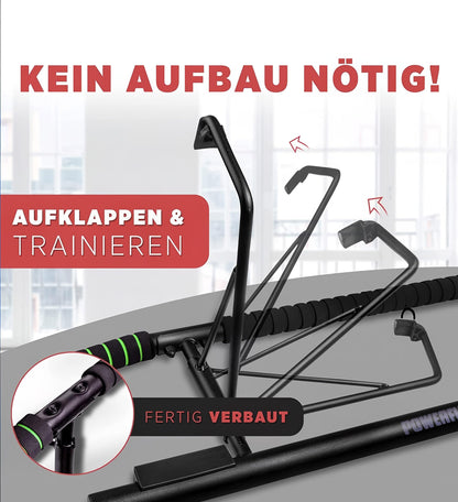 POWERFUL-X Pull-Up Bar Door Frame - versatile fitness bar - no assembly required - Pull-up bar supports up to 200kg - Ideal for beginners & advanced users.