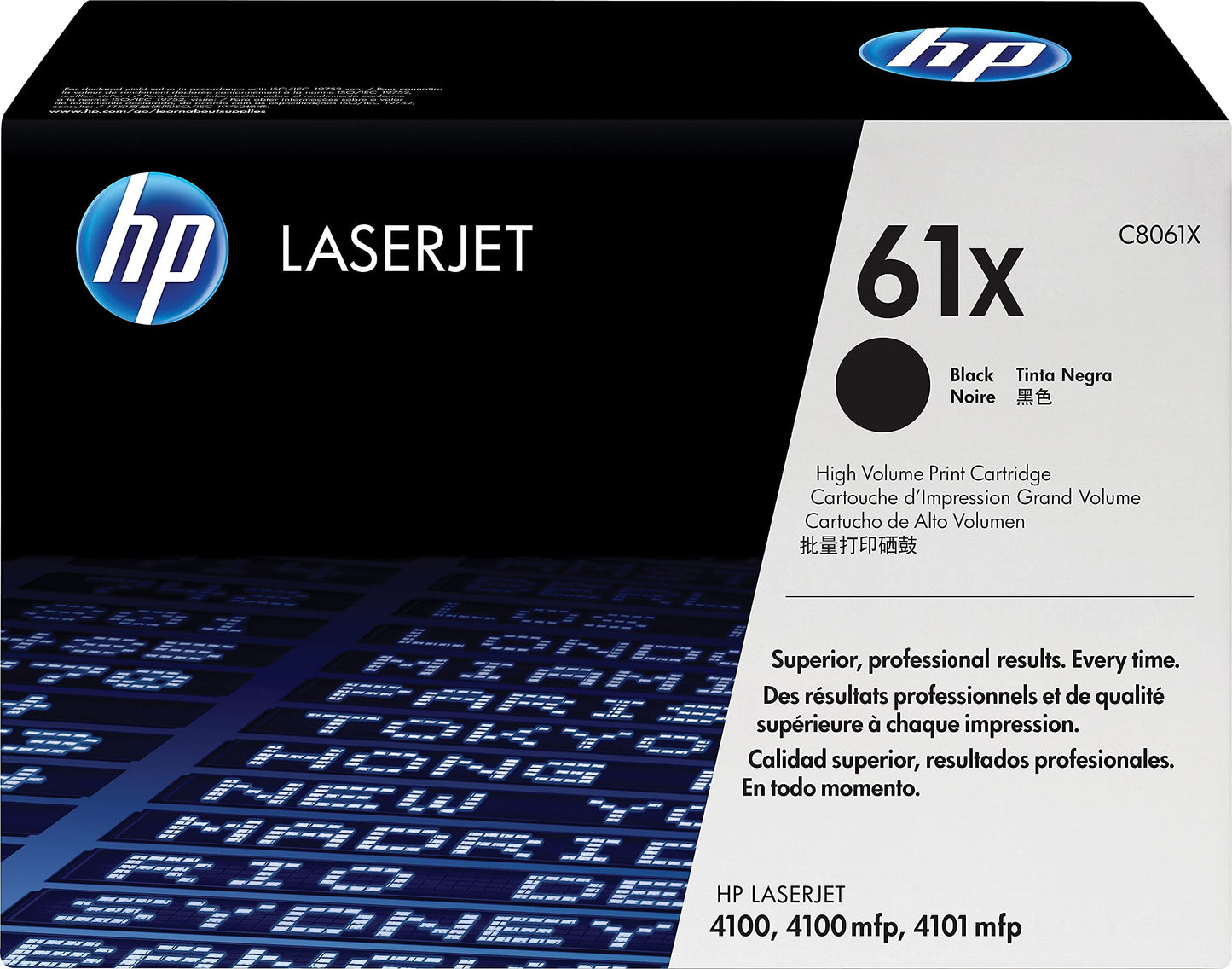 HP 61X (C8061X) Black Original High Yield Toner for HP LaserJet 4100