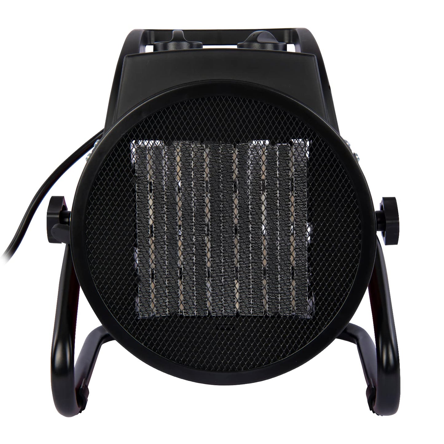 Grafner Electric Turbo Heater Fan 5 kW, 400 volts, thermostat, 3 heat settings, powerful fan, ceramic PTC element, construction site electric heater tent heater electric fan heater.