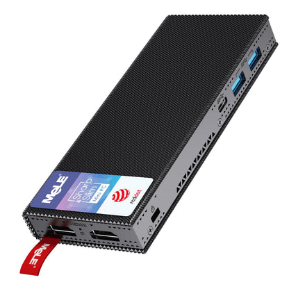 MeLE fanless Mini PC Stick PCG02 Pro N5105 8GB 256GB, microcomputer USB PD3.0, dual HDMI Gigabit Ethernet BT5.1 Small desktop in business office industry IoT media home