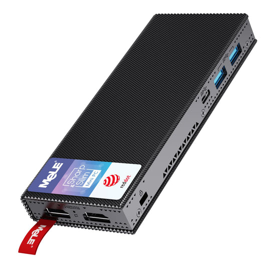 MeLE fanless Mini PC Stick PCG02 Pro N5105 8GB 256GB, microcomputer USB PD3.0, dual HDMI Gigabit Ethernet BT5.1 Small desktop in business office industry IoT media home