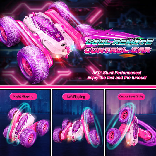 Dreamlandia Gift for Girls 3-10 Years, 2.4Ghz 4WD Remote Control Car for 3-8 Years, Outdoor Toy Easter Gifts for Kids & Girls