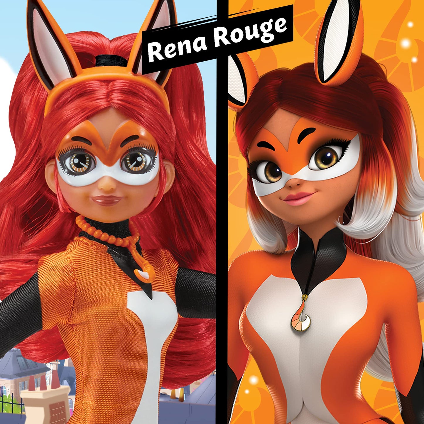 BANDAI - Miraculous Ladybug - Rena Rouge - 10" Fashion Doll - P50004
