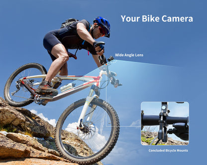 iZEEKER Action Cam 4K 30FPS 20MP, 40M Waterproof, Underwater Camera with Stabilization, Touchscreen Video Camera, 170° Wide Angle Helmet Camera, 2X1050 mAh Batteries, WiFi, 2.4G Remote Control, Accessory Kit