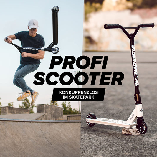 Apollo Stunt Scooter Genius Pro 4.0 - White Skull