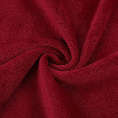 LinTimes Velvet Dining Chair Covers Stretch Chair Covers for Dining Room Velvet Chair Protection Covers Slipcover for Hotel Ceremony, Thick, Soft, Modern Style, 4-Pack Peacock Burgundy