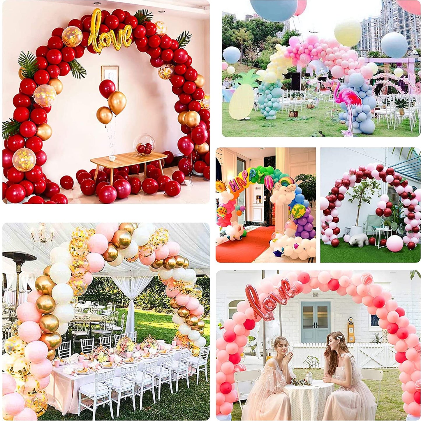 Balloon arch kit, Balloon arch frame kit, Balloon garland, Balloon arch with base, Table balloon arch kit, Reusable, Party decoration balloon arch.