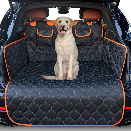 JOEJOY Car Boot Liner for Dogs with Side and Bumper Protection, Universal Waterproof Scratch-Resistant Boot Liner - Easy to Clean Dog Blanket for Car Boot
