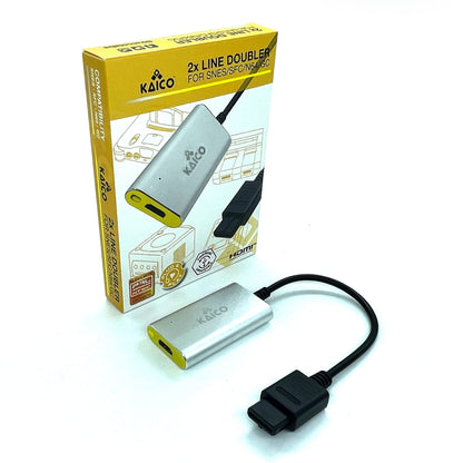 Kaico Analog 2-Port GameCube HDMI Adapter for Nintendo 64, Super Nintendo, Super Famicom, and GameCube - Dual line doubling - A simple plug & play solution N64 HDMI Adapter
