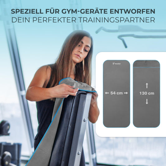 NirvanaShape Fitness Towel | Made of strong microfiber with magnet clip, stylish & functional | Ultra-absorbent & compact | Your perfect gym towel for fitness studio