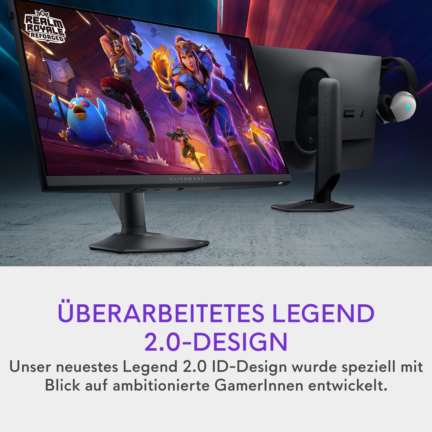 Alienware AW2724HF 27-inch Full HD (1920x1080) Gaming Monitor, 360Hz, Fast IPS, 0.5ms, AMD FreeSync Premium, VESA AdaptiveSync, 99% sRGB, HDR 10, 2x DisplayPort, HDMI, 5x USB, 3 Year Warranty.