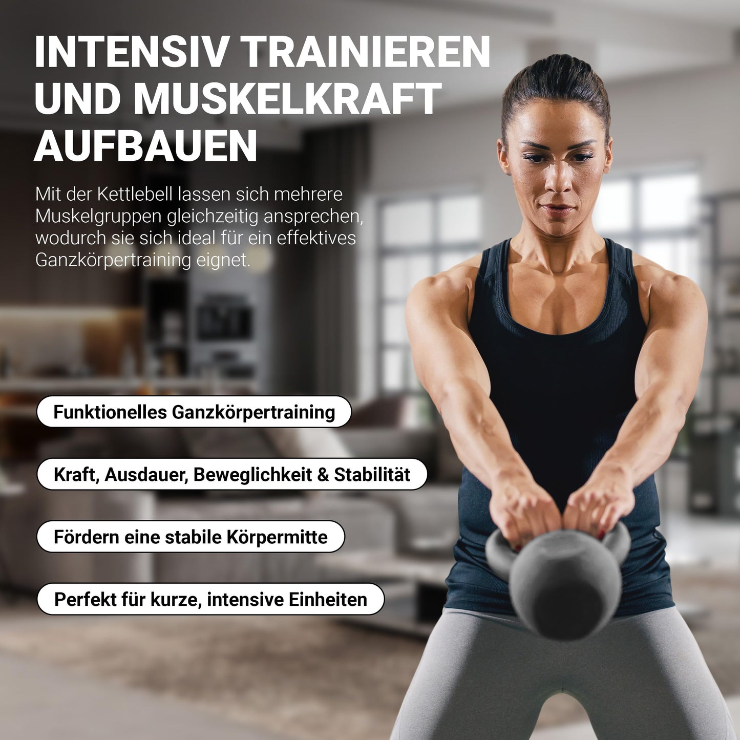 Kettlebell Neoprene 2 - 30 kg incl. exercise poster (6 kg - green) Ball kettlebell