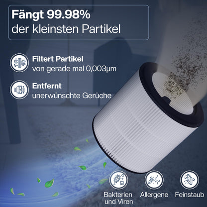 2 HEPA filters for Philips air purifier [AC0820, AC0819] - replaces FY0194/30 - Replacement filters for clean air & allergy sufferers.