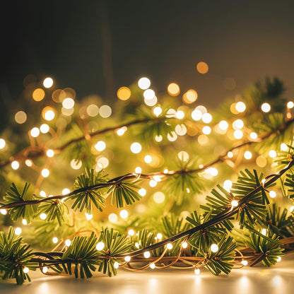 UISEBRT 80m 800 LED String Lights Outdoor Indoor Decoration for Christmas, Easter, Halloween, Wedding, Party, with 8 Lighting Modes, Waterproof IP44 (80m 800LED, Warm White)