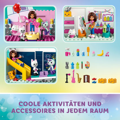 Lego Gabby's Dollhouse Toy - 4-story dollhouse with Gabby, Pawesome Panda, Kitty Fairy & Cakey Cat minifigures and accessories - Gift for girls and boys ages 4 and up - 10788