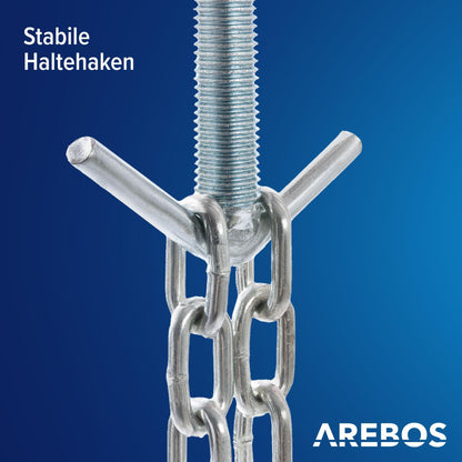 Arebos engine support 500kg [730-1480mm] fender crossbeam engine hoist motor holder motor crossbeam | Painted steel | Red