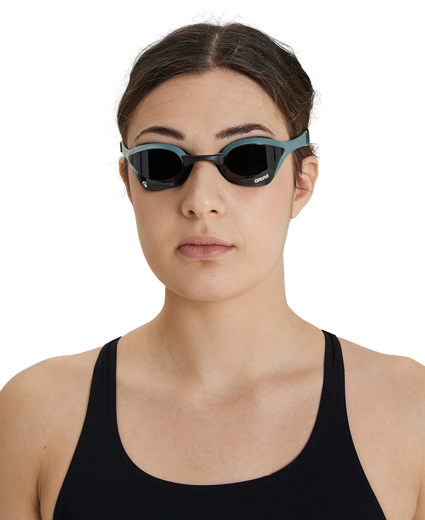 arena Cobra Ultra Swipe Adult Unisex Racing Goggles, swim goggles with curved lenses, anti-fog, UV protection, 5 interchangeable nose bridges.