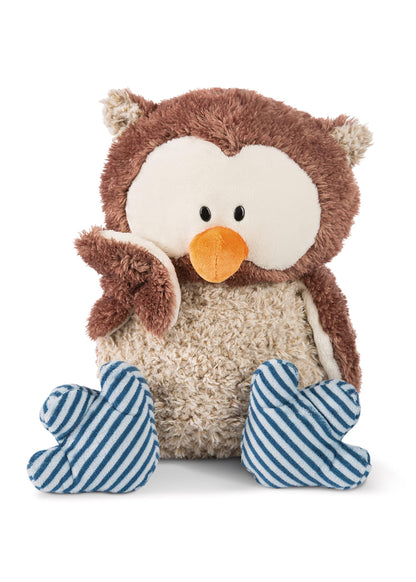 NICI plush toy owl Oscar 50cm with swiveling head