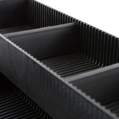 Arebos cosmetic case | 26L | with carrying strap | 13 compartments | aluminum | with lock & key | fold-out shelves | customizable with 8 dividers | 39 x 36 x 23 cm | Pink.