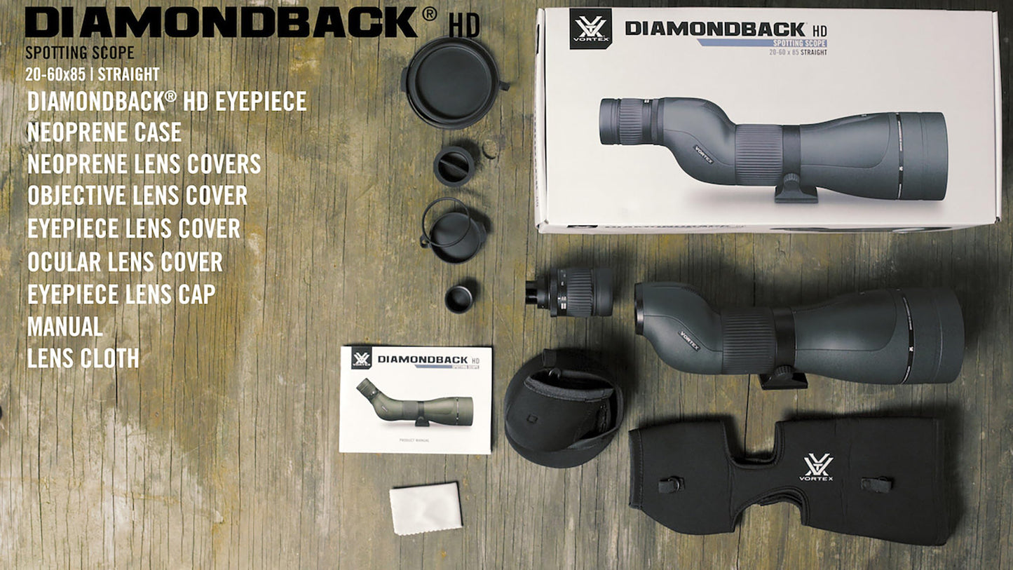 Vortex Diamondback HD spotting scope, green