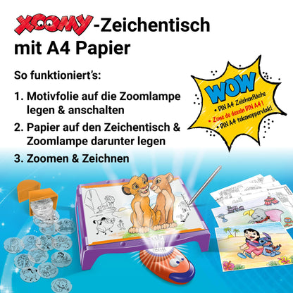Xoomy Maxi Disney Classics and Princesses - Learn to draw, create and paint for kids 6 and up. Drawing set for endless artistic fun.