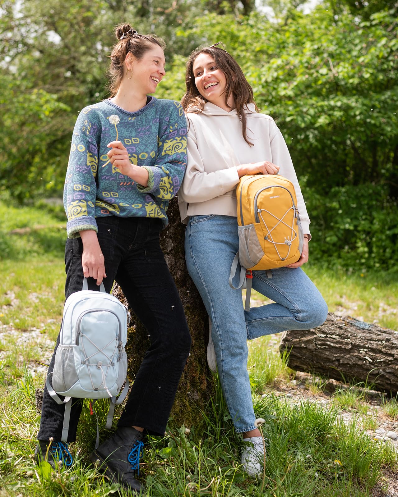 WATERFLY small backpack hiking backpack 12L: Lightweight daypack mini sports backpack outdoor daypack with detachable chest strap for hiking travel camping biking men women