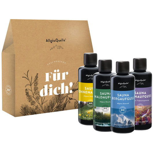 FOR YOU 4-PIECE SAUNA SET GIFT SET