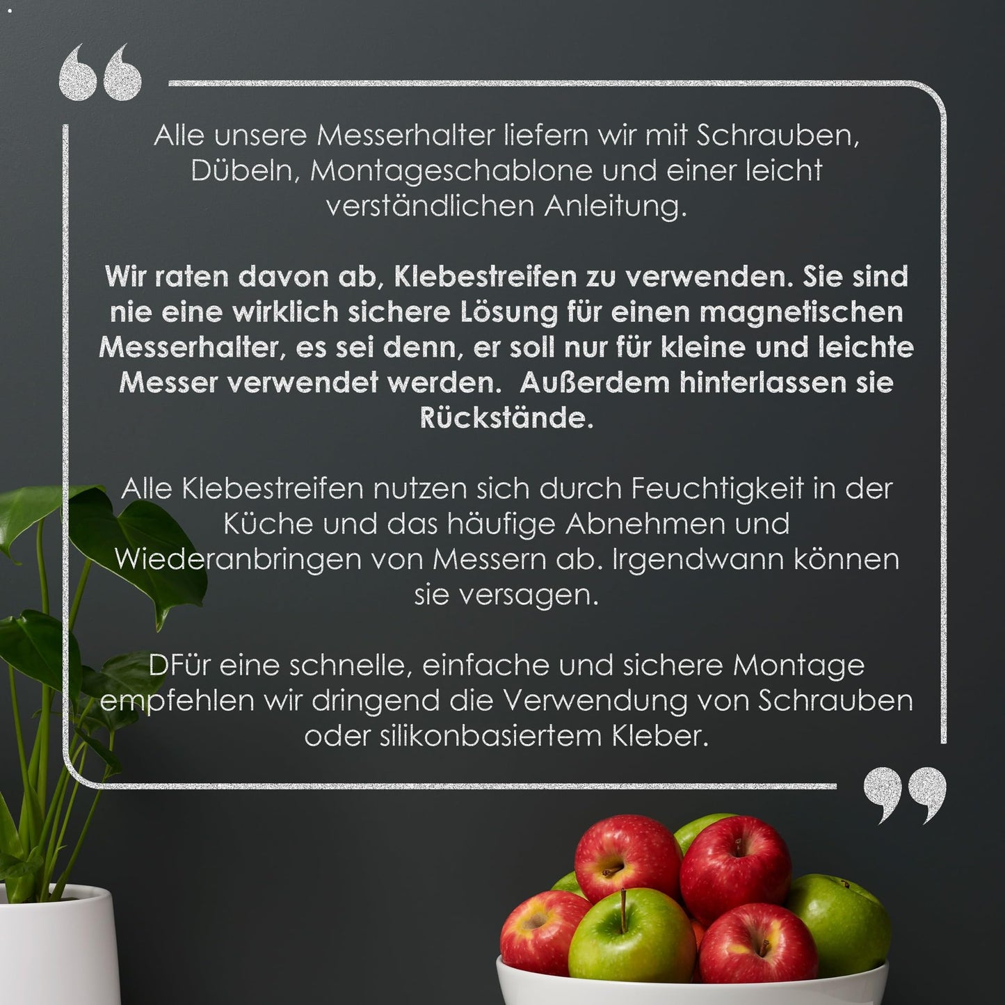 LARHN Bamboo Magnetic Knife Strip with Strong Magnet - 40 cm - Magnetic Knife Holder for Utensils and Tools - Knife Block without Knives