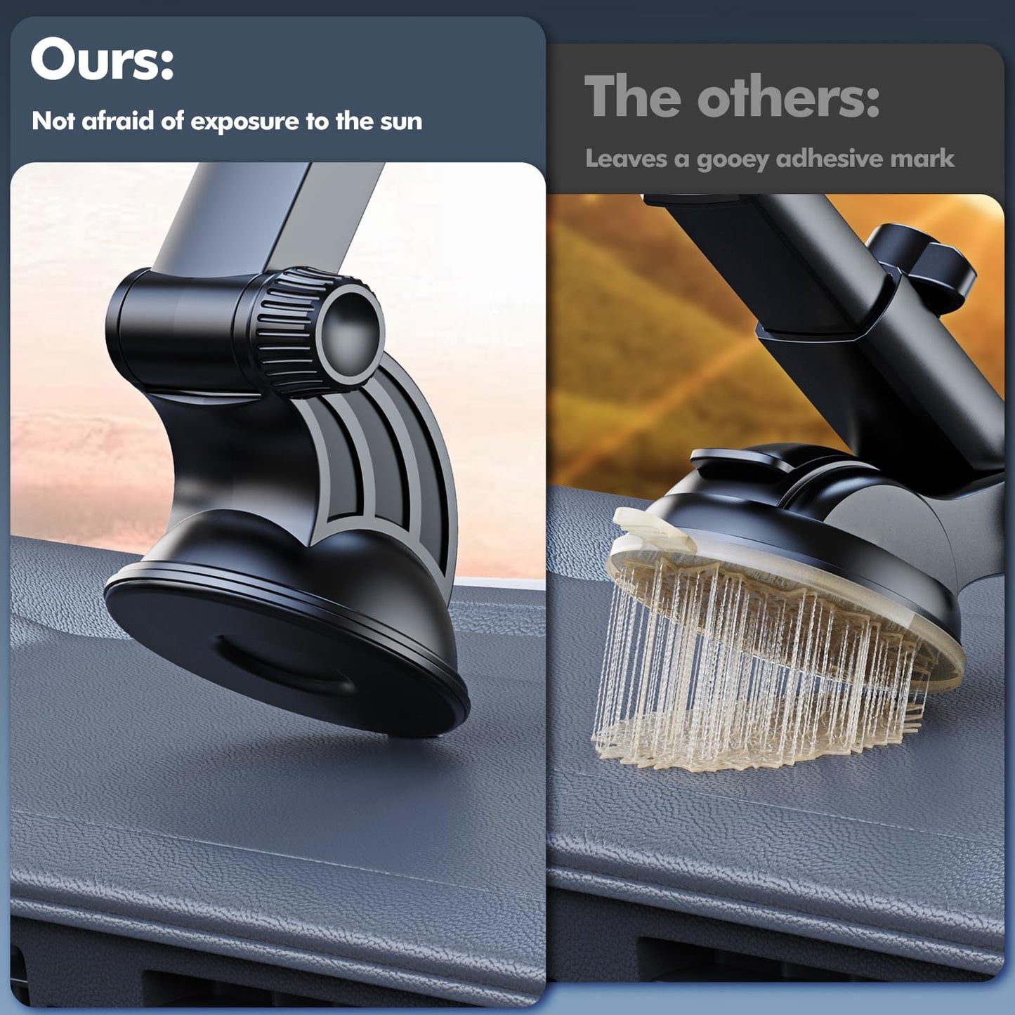 OHLPRO Tablet Holder for Car Dashboard & Windshield,360° Rotating iPad Car Mount, Strong Suction Cup Tablet Holder compatible with 5-13" Phones, iPads, and more.